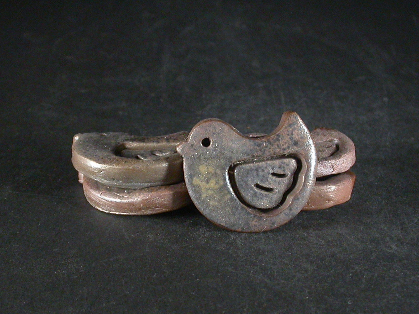 備前焼　登窯　備前焼窯元　備前陶苑　ひよこ箸置５個組１