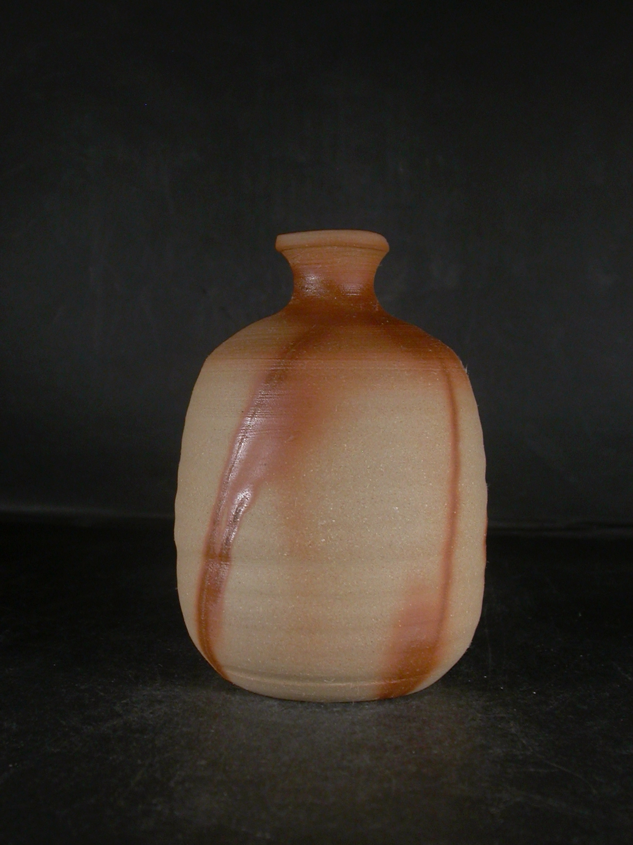 備前焼　備前焼窯元　備前陶苑　若手作家作緋襷徳利１９