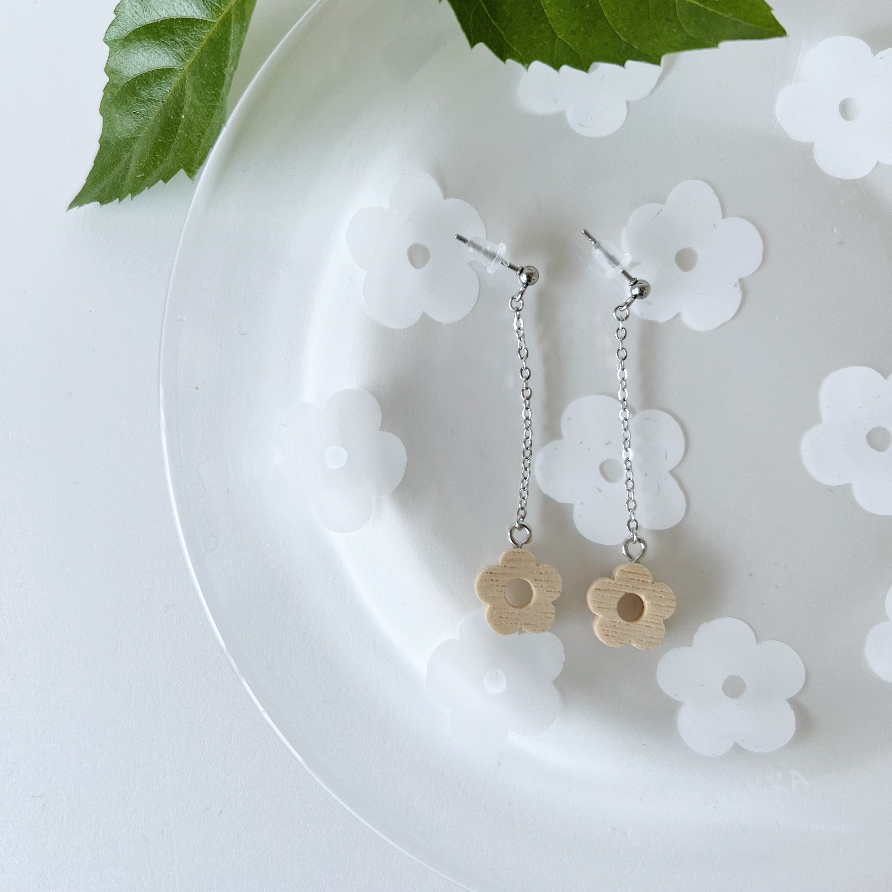 KUKKA チェーンピアス　1.2cm　セン