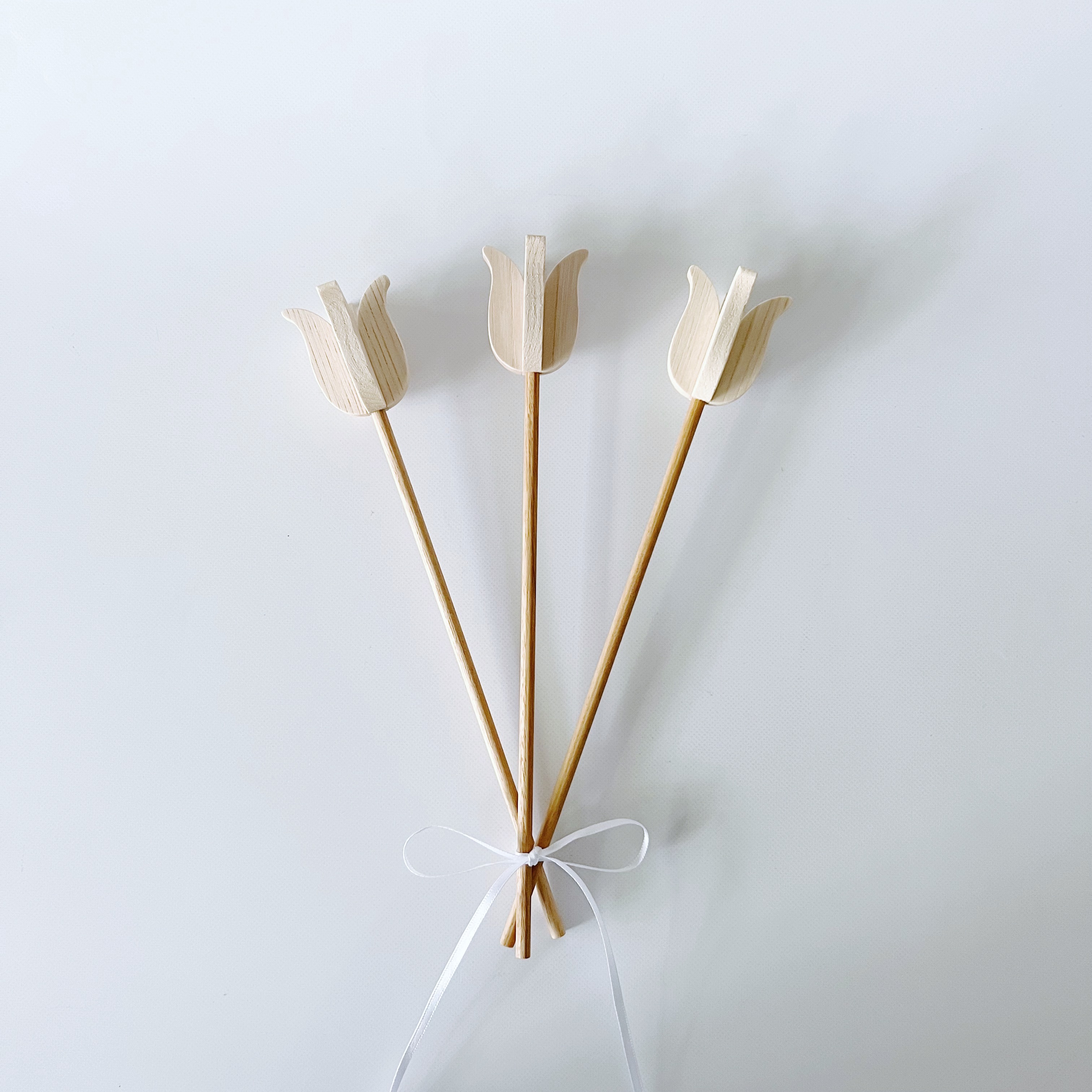 チューリップ　小サイズ　セン（白木）