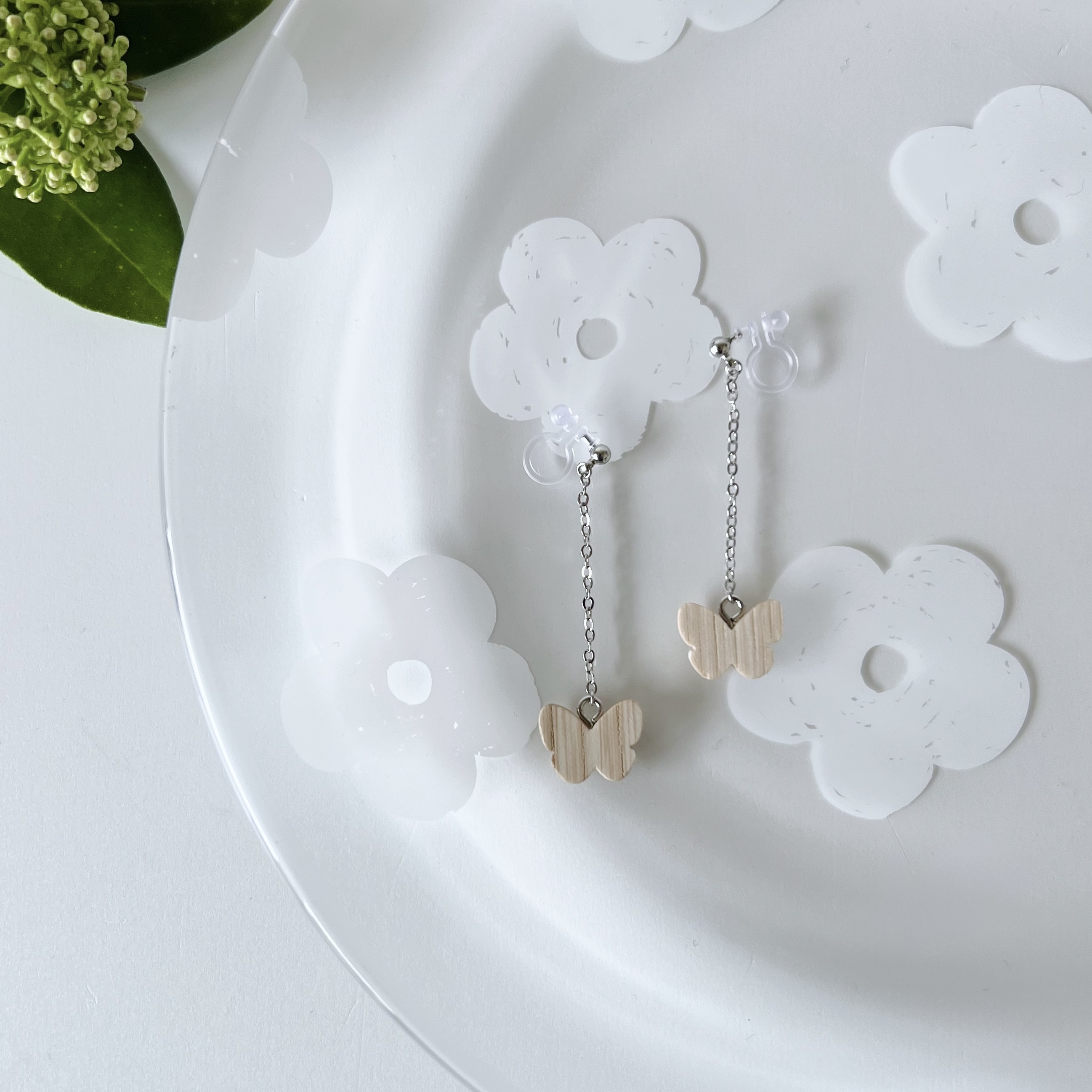 Cho-Cho チェーンイヤリング　1.5cm　セン