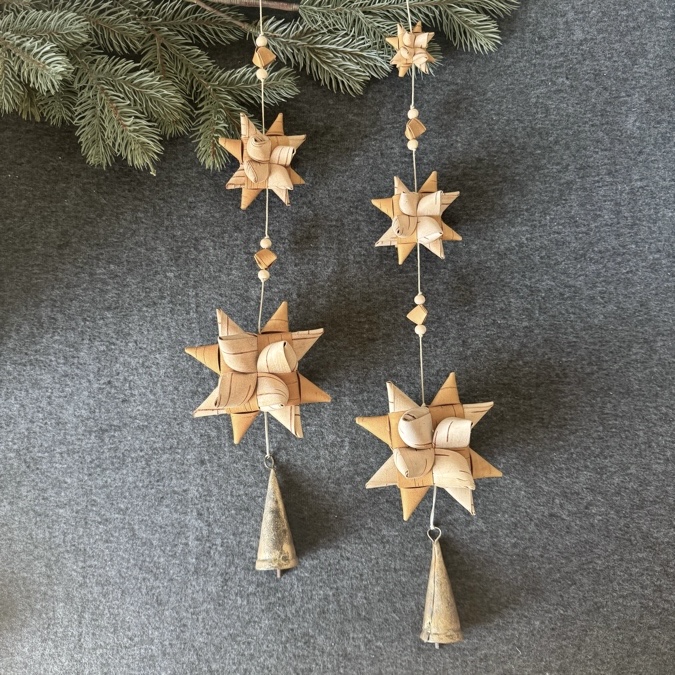 　星のロングガーランドベル付き（星３つ）