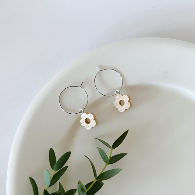 KUKKA フープピアス　1.2cm　セン