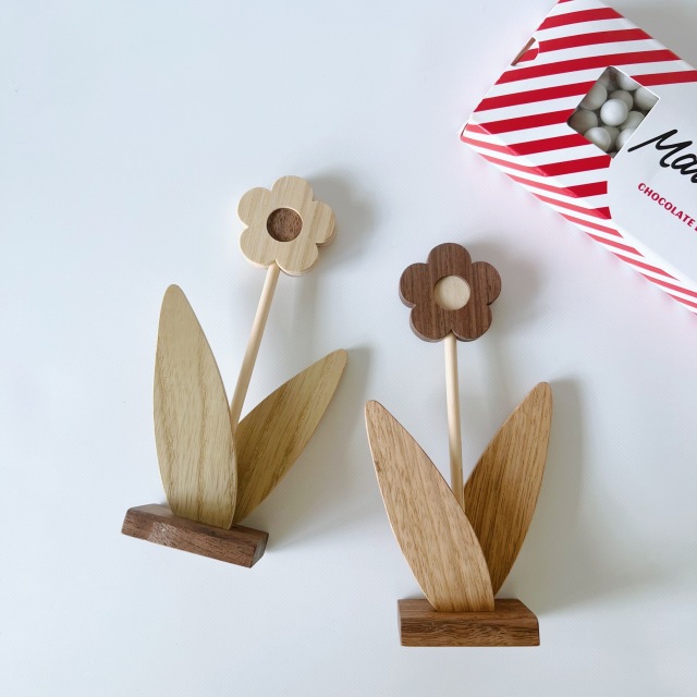 ✿新品未開封✿ 完売品　花置物 KUKKABjörk スタンドタイプ白木　大&小 ✿新品未開封✿ 完売品 花置物 KUKKABjörk スタンドタイプ白木 大&小