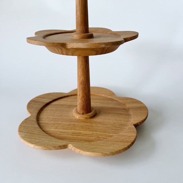 kukkA - 【ビヨルク】KUKKA 木製コンポート　Mサイズ（横17.5ｃｍ）タモ材 ビヨルク】KUKKA 木製コンポート Mサイズ（横17.5cm）タモ材