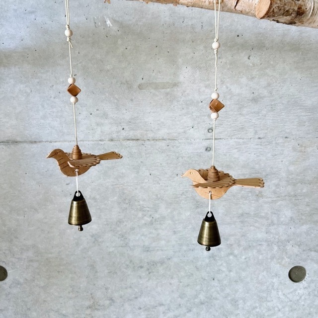 鳥のベル ／ オーナメント Amazon.co.jp: The Bridge Collection 3.5インチ 鳥の金色の