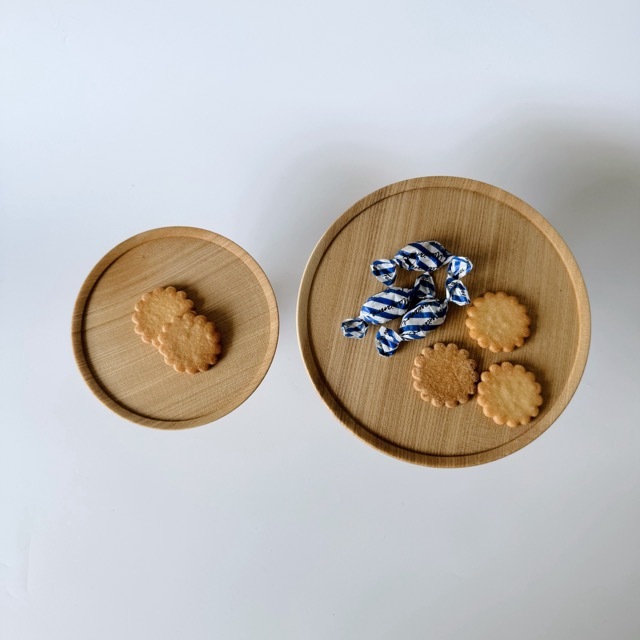 KUKKA（クッカ）北欧テイスト 木製 お花のコンポート皿 Sサイズ（12.5