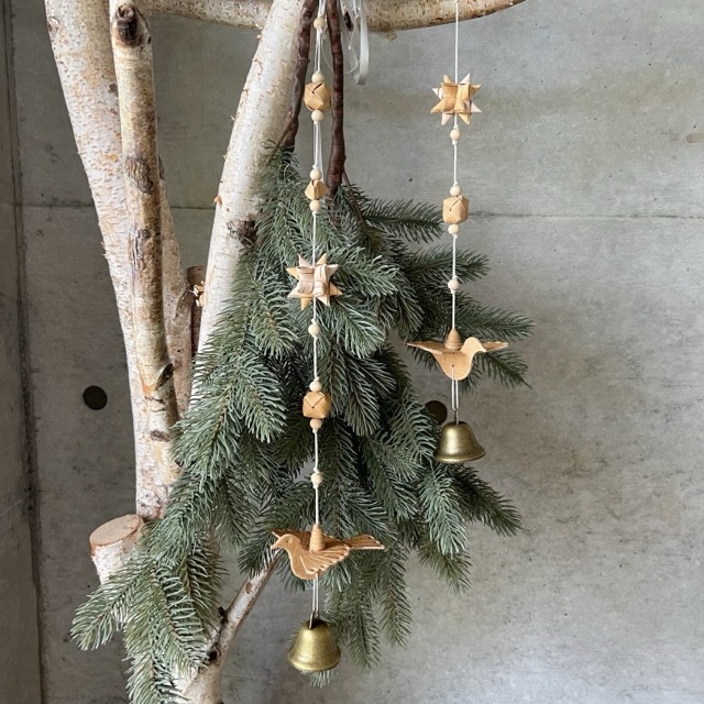 鳥のガーランドベル付き　ロング