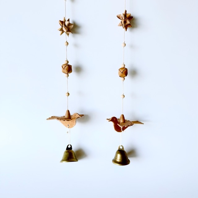 鳥のガーランドベル付き　ロング