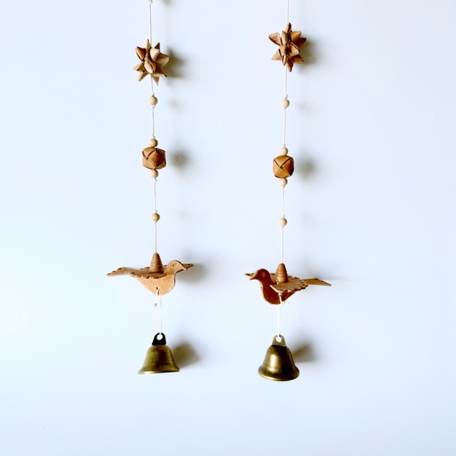鳥のガーランドベル付き　ロング