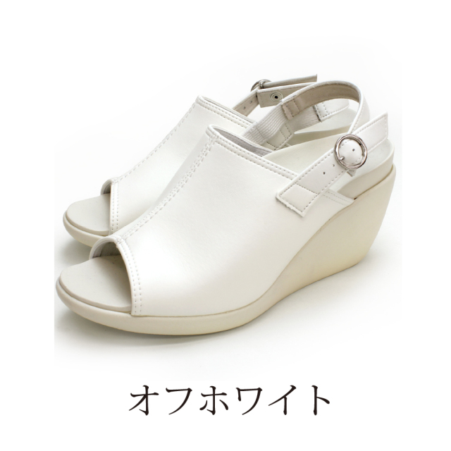 ヌエール ウエッジサンダル リゲッタ オープントゥウェッジサンダル RW1004