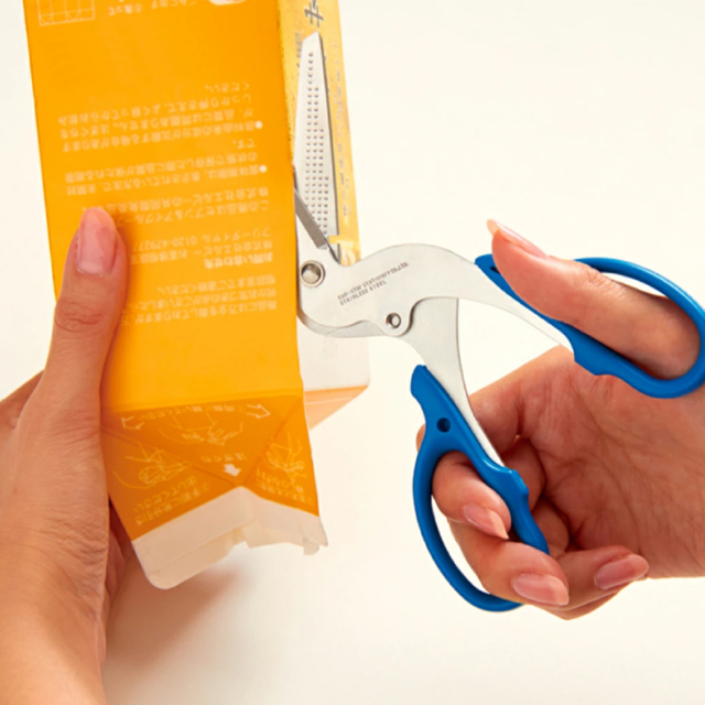 万能分別はさみ l キッチン 牛乳パック ハサミ ゴミ 分別 デザイン文具 文房具 超速メール便 rmc
