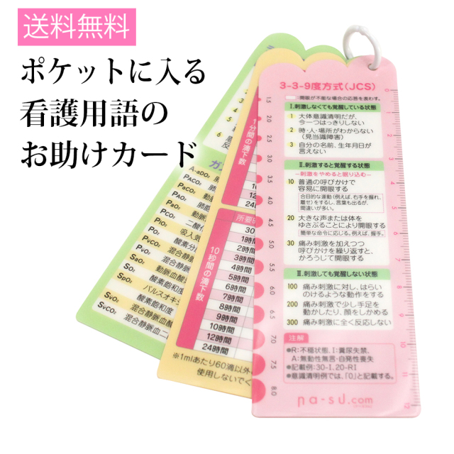 ポケットに入る看護知識カード
