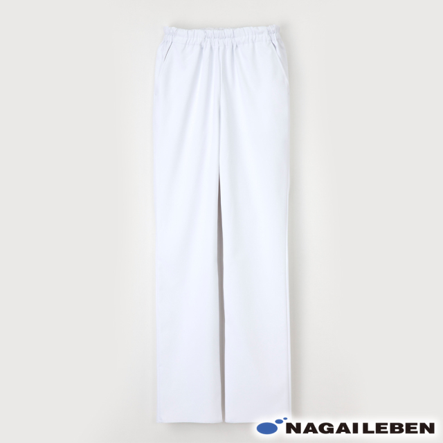 ナガイレーベン レディス パンツ FT4408 ナースウェア 下衣 白衣 レディース ホワイト 白 stp