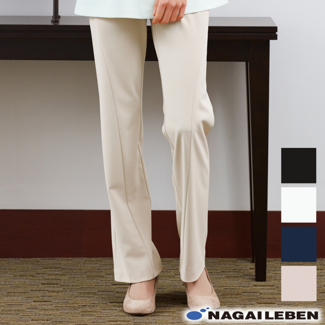 ナガイレーベン 美シルエット パンツ LH6203 l レディス ズボン 下衣 ナースウェア 白衣 レディース 取り寄せ 宅配便7 stp