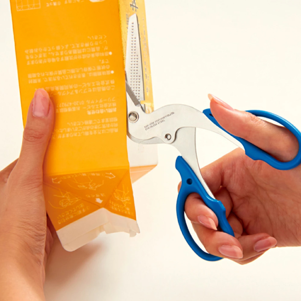 万能分別はさみ l キッチン 牛乳パック ハサミ ゴミ 分別 デザイン文具 文房具 超速メール便 rmc