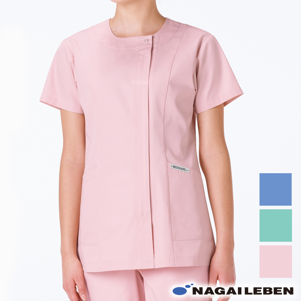 ナガイレーベン レディス チュニック NR8657 上衣 ナースウェア 白衣 レディース stp