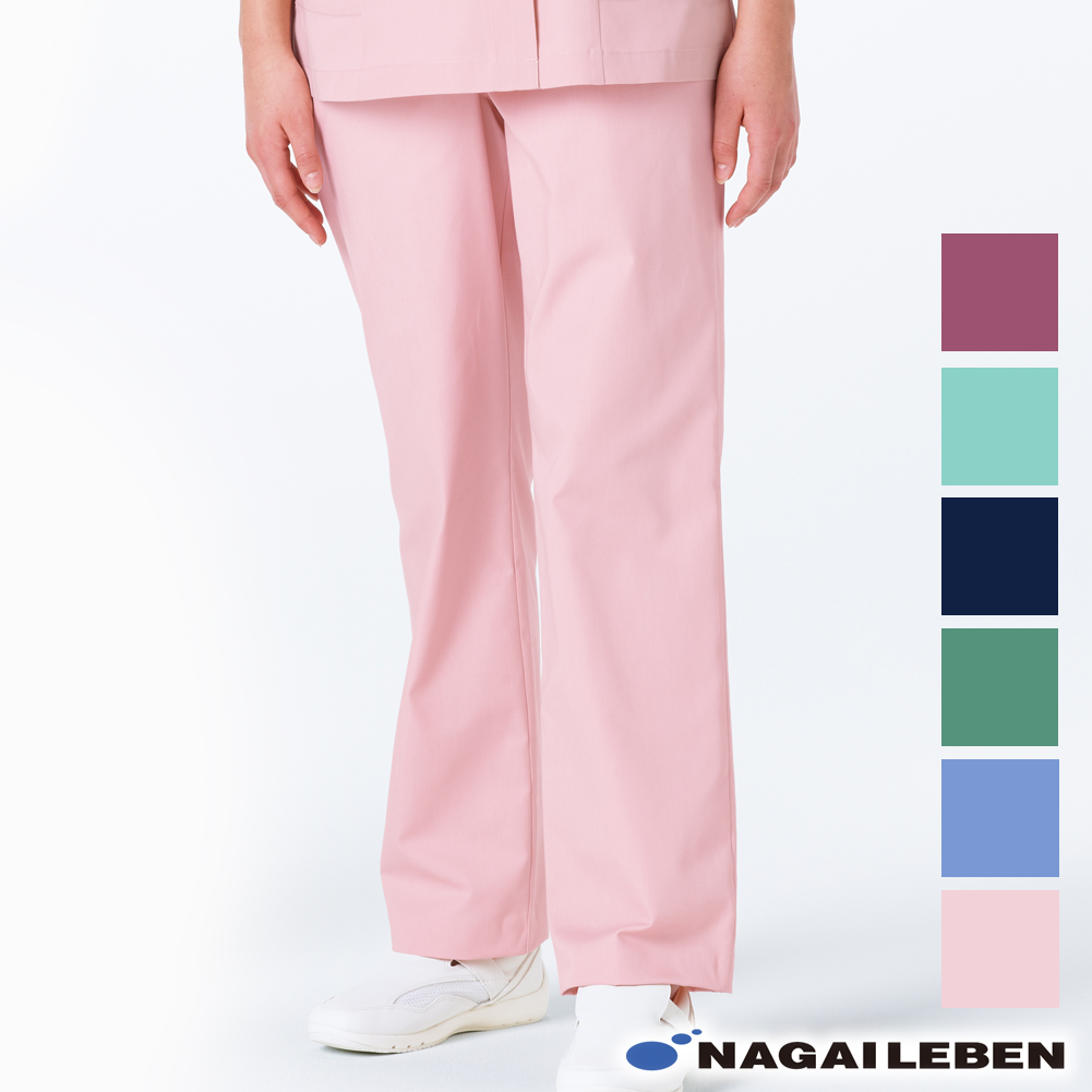 ナガイレーベン レディス パンツ NR8623 スラックス ナースウェア 白衣 女性用 レディース stp