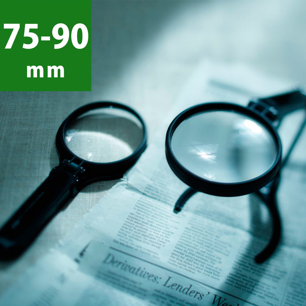 スタンド付きルーペPRO Mサイズ 75mm 90mm ルーペ 拡大鏡 虫眼鏡 文具 文房具 日本製 超速メール便 rmc