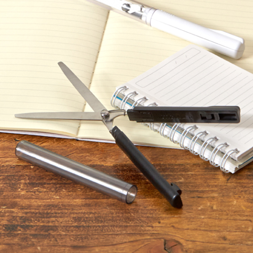 スティッキールはさみロング 文具 文房具 オシャレ かわいい デザイン デザイン文具 ユニーク はさみ サンスター文具 超速メール便