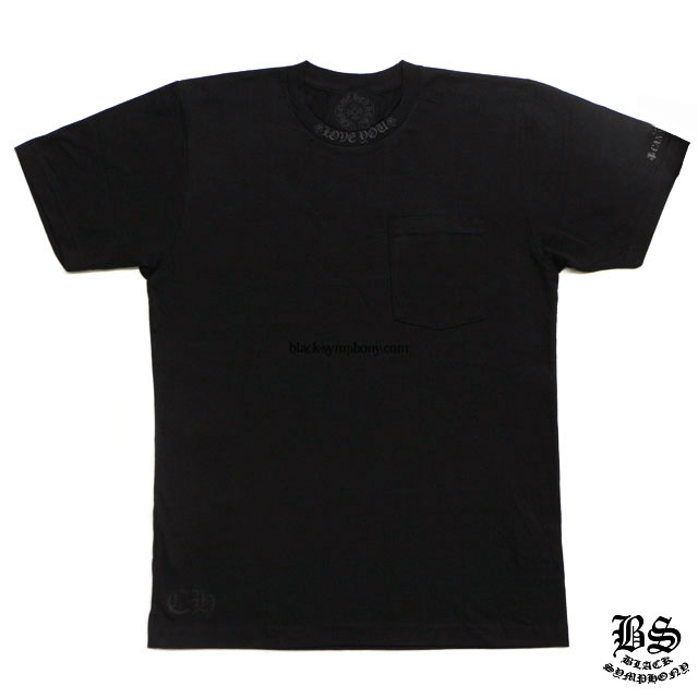 クロムハーツ Tシャツカンヌ限定 ネックLOVE YOU ブラック