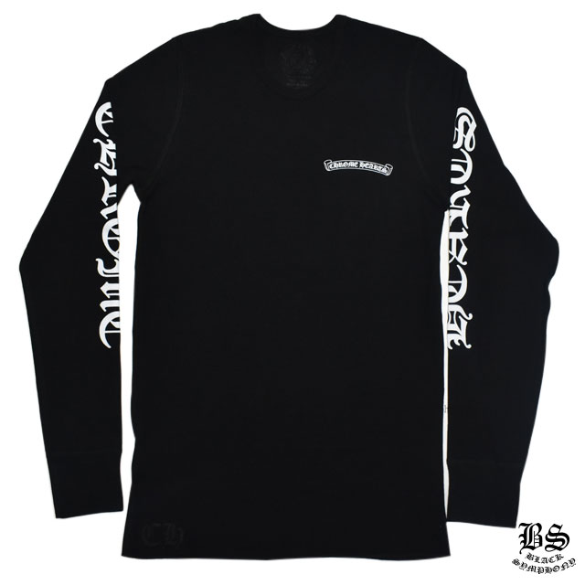 クロムハーツ ロングワッフルTシャツ CHロゴ スクロールラベル