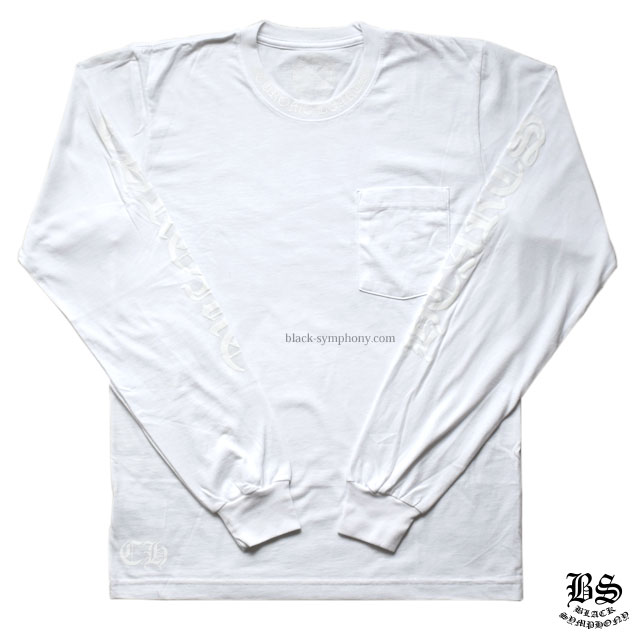 クロムハーツ ロングTシャツ CH logo ホワイト