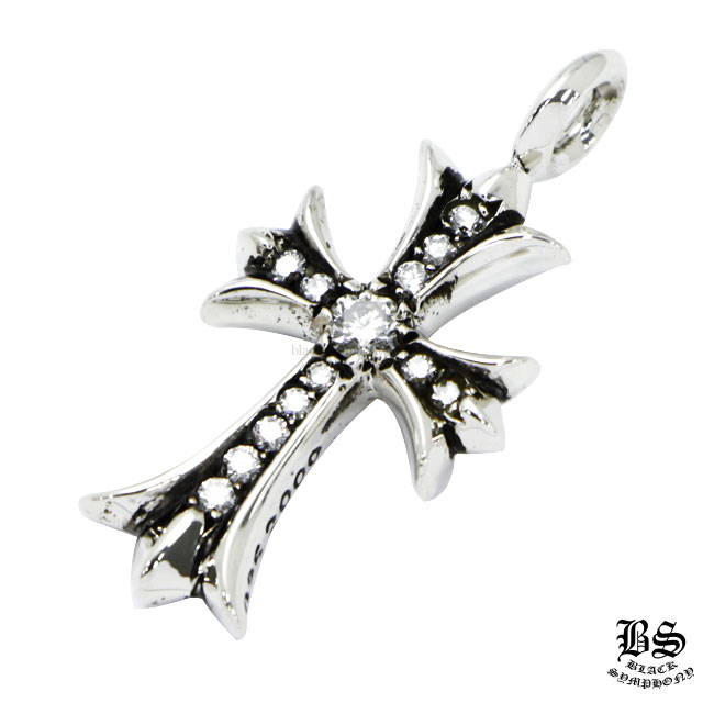 クロムハーツ タイニーCHクロスチャーム with パヴェダイヤモンド