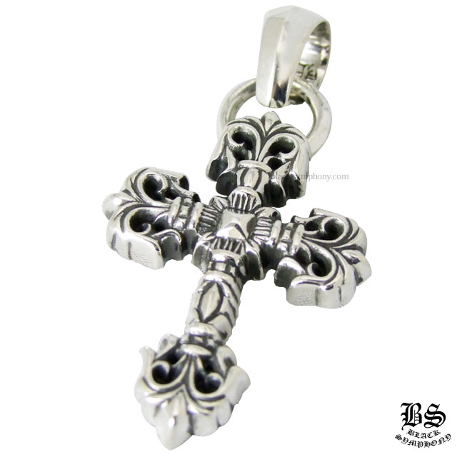 クロムハーツ chromehearts フィリグリークロスペンダント XS with ベイル