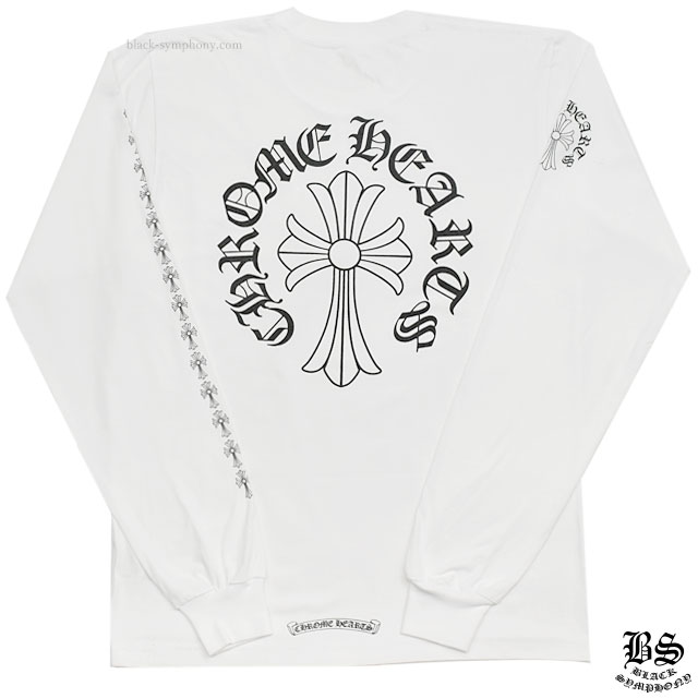 クロムハーツ ロングTシャツ CHクロス ホワイト