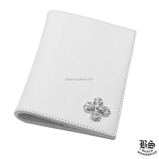 クロムハーツ パスポートカバー #2 フィリグリープラス ホワイト