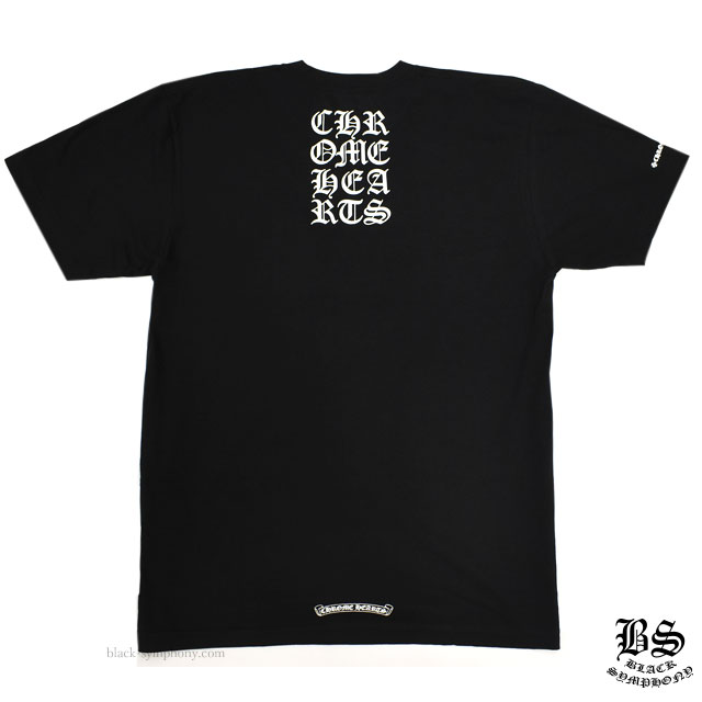 クロムハーツ Tシャツ バックロゴ ブラック