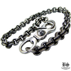 クロムハーツクロスボールウォレットチェーン#22クリップショート  