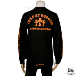 クロムハーツロングTシャツMadeinHollywoodブラック|クロムハーツ通販  