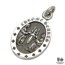 クロムハーツエンジェルメダルチャームV2シルバー＆ゴールド22K|クロム  