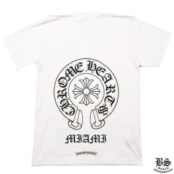 クロムハーツTシャツサークルロゴマルチカラーホワイト|クロムハーツ 
