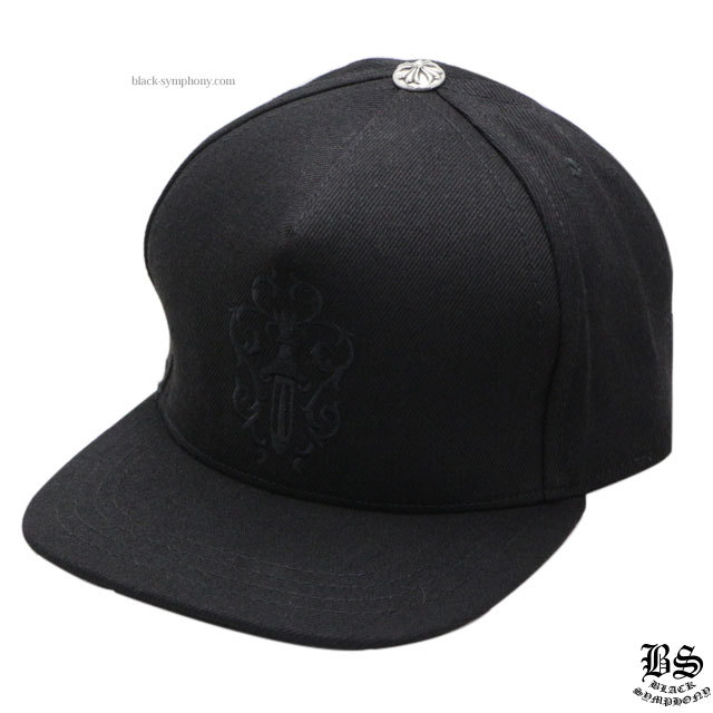 クロムハーツ ベースボールデニムキャップ ダガー ブラック