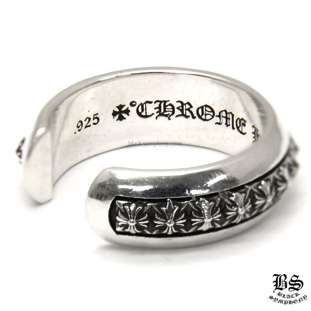クロムハーツCHプラスピラミッドオープンバンドリング|クロムハーツ  