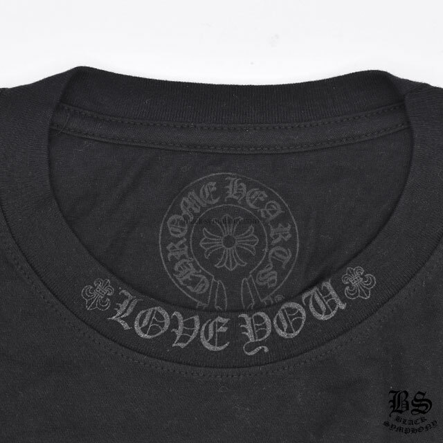 クロムハーツ Tシャツカンヌ限定 ネックLOVE YOU ブラック|クロム