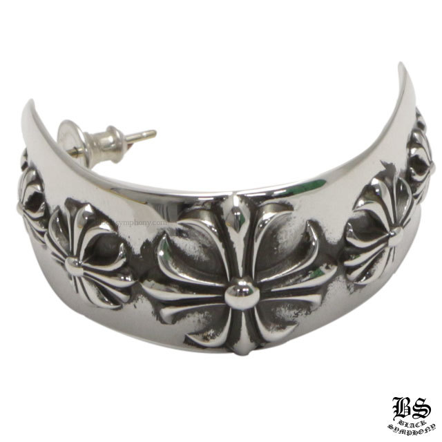 クロムハーツCHプラスワイドフープピアスラージ|クロムハーツ通販専門  