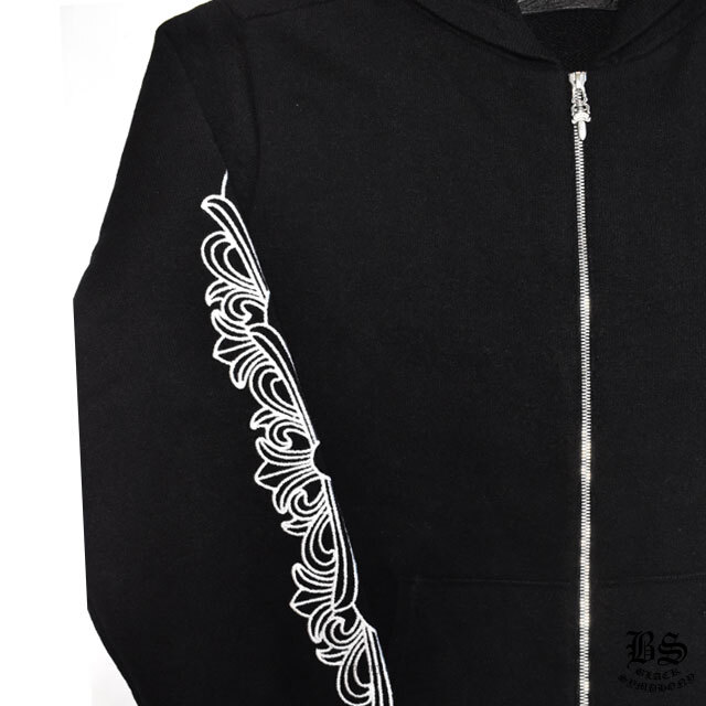 クロムハーツカシミヤパーカー ダガー&クロスボールジップアップ