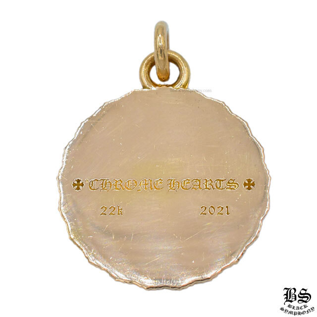 クロムハーツ JJSメダル CHプラスTFL1988チャーム22Kゴールド|クロム