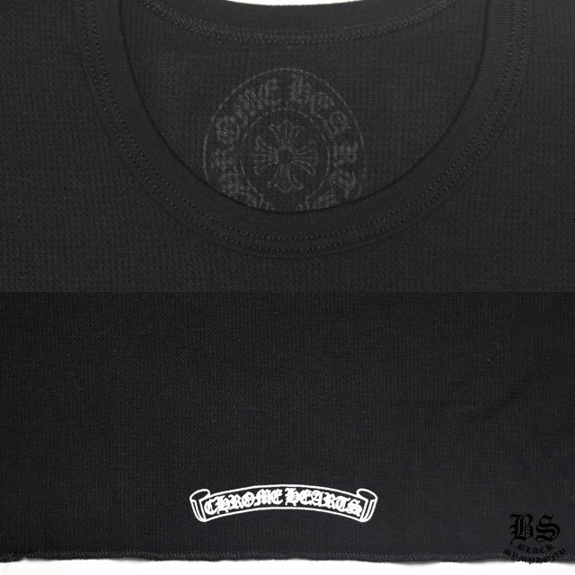 chromehearts】クロムハーツロングワッフルTシャツCHロゴ