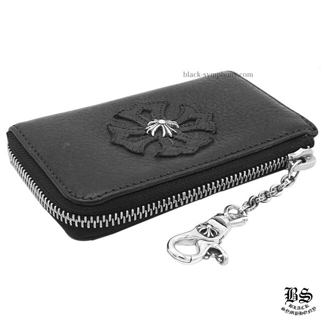 クロムハーツミニポーチCHプラスパッチwithクリップチェーンウォレット  