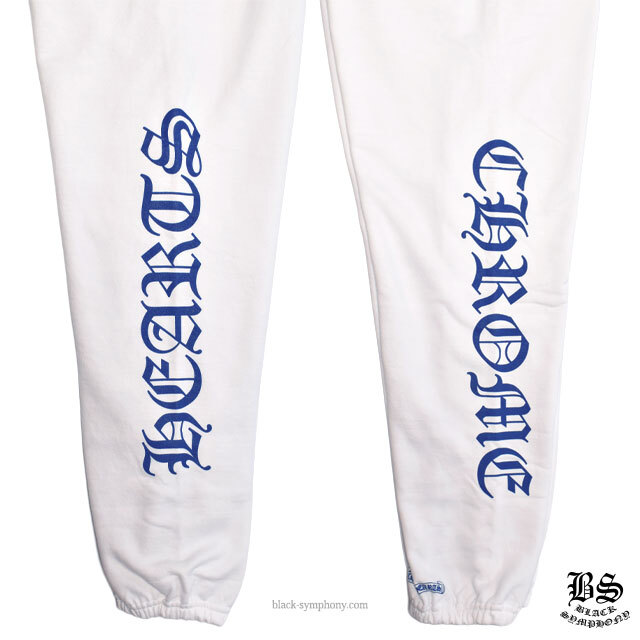 Chrome Hearts ホースシューエンブレム クロムハーツスウェットパンツホースシューエンブレムブルー