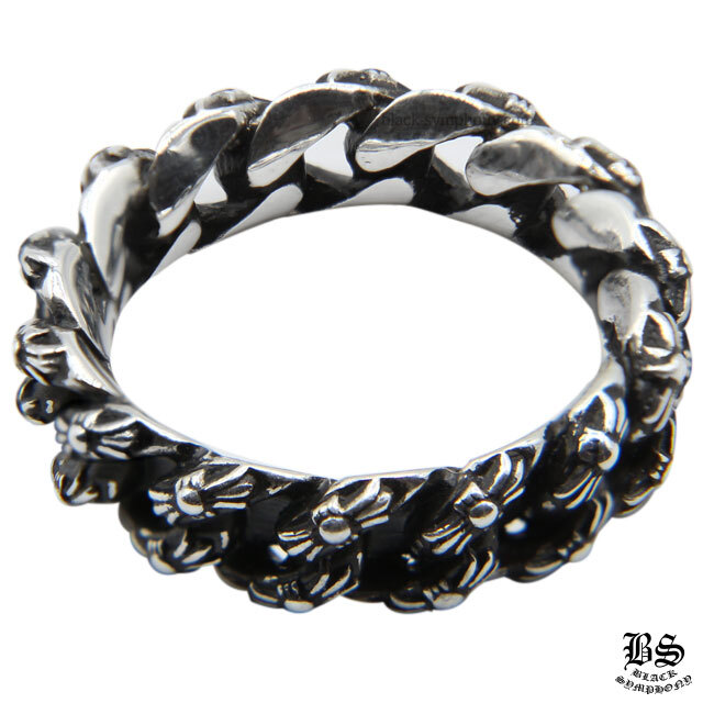 クロムハーツスモールエクストラファンシーチェーンリング|クロム  