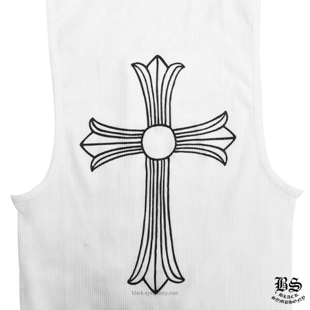 Chrome Hearts ホワイト タンクトップ M CHROME HEARTS クロムハーツ USA LOGO Tank Top ロゴタンク