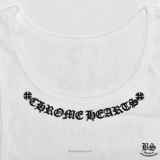 CHROME HEARTS セメタリークロススクロールタンクトップ CHROME HEARTS セメタリークロススクロールタンクトップ CHROME