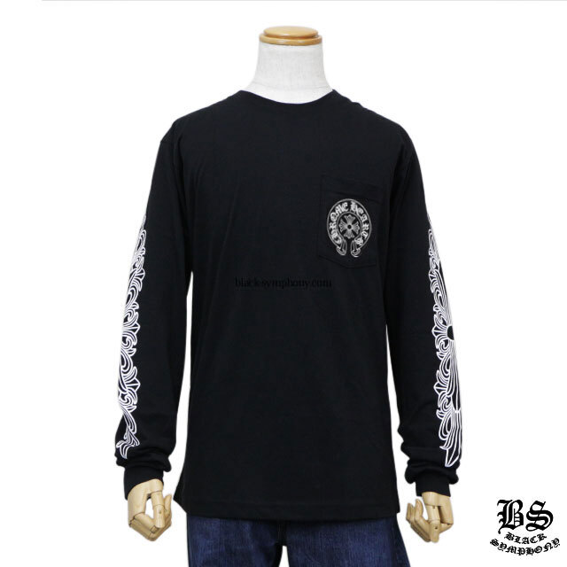 クロムハーツロングTシャツホースシューブラックマリブ限定|クロム