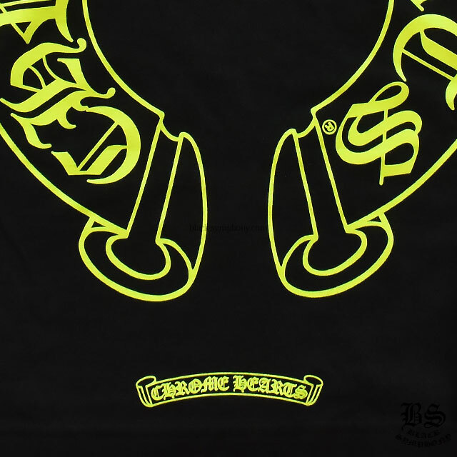 クロムハーツロングTシャツホースシューイエロー|クロムハーツ通販専門